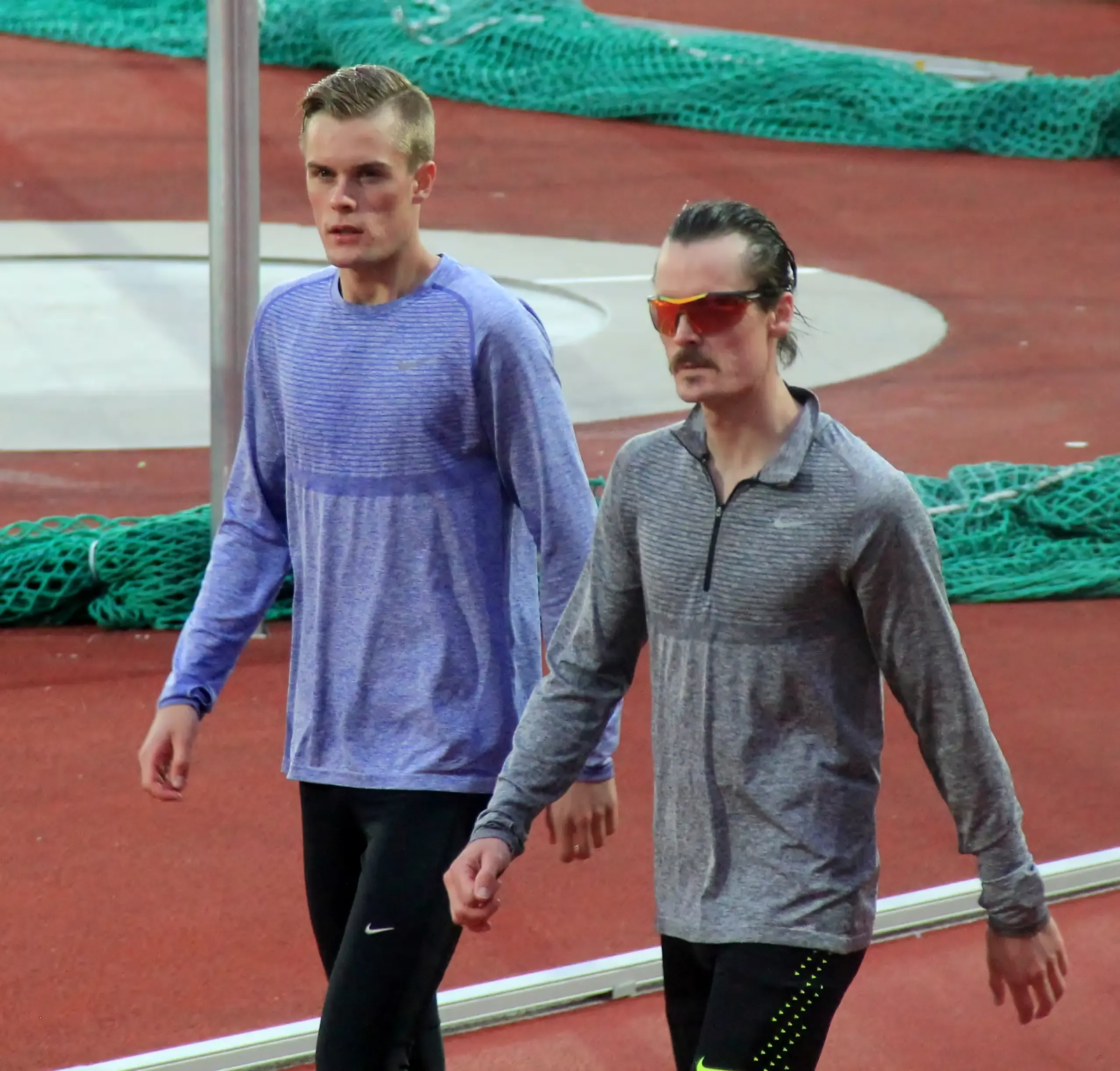 Filip and Henrik Ingebrigtsen at 2016 Bislett Games