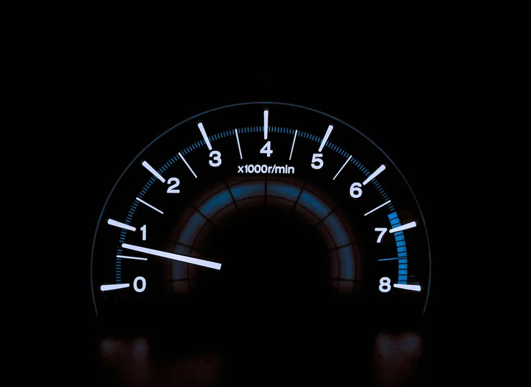 Tachometer.